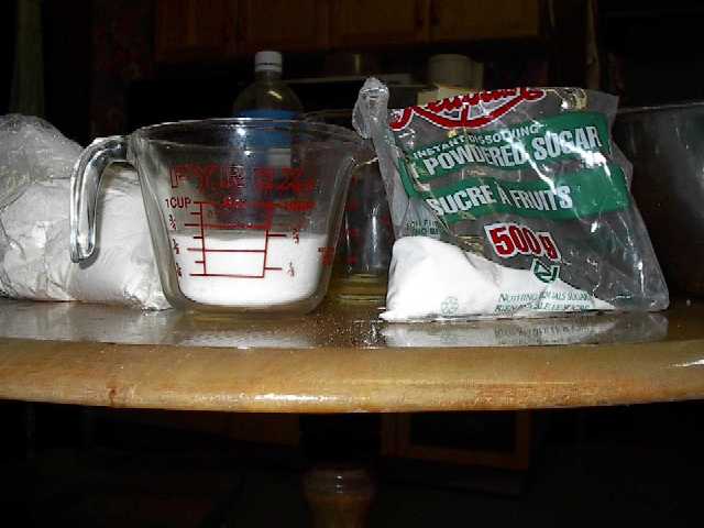 two-thirds of a cup of fruit sugar